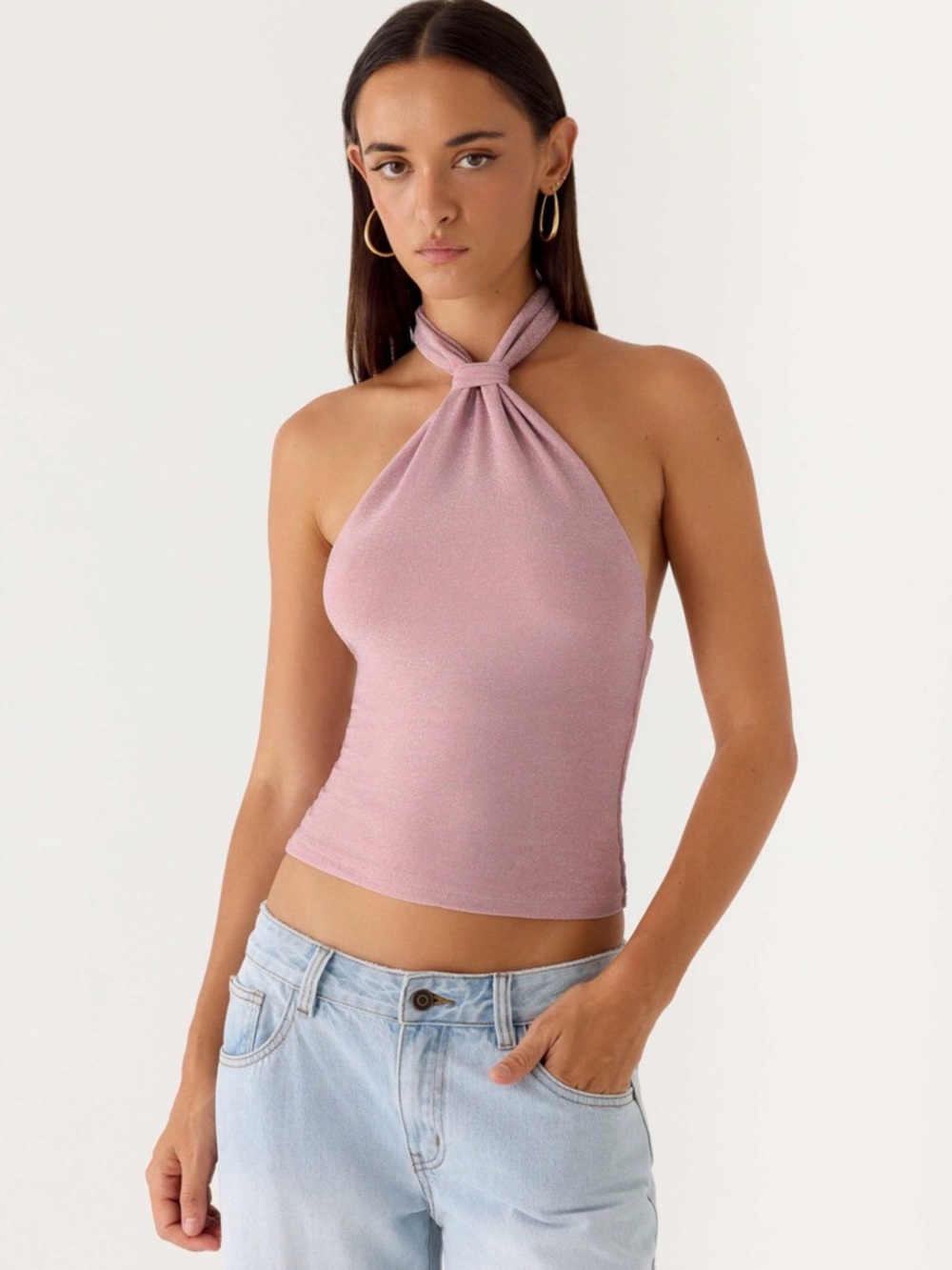 Peppermayo amber light top pink